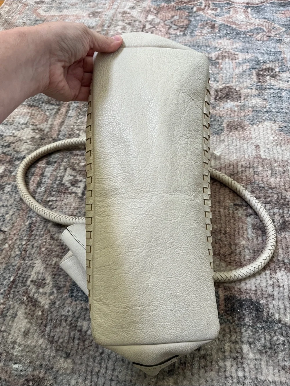 Cole Haan Benson Novelty Weave leather tote